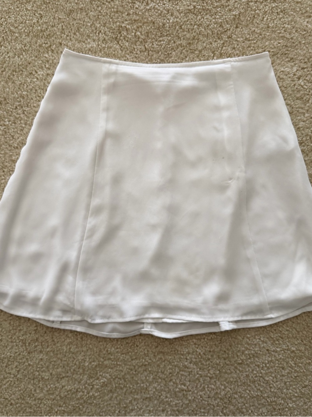 Aritzia Sunday Best White A-Line Mini Skirt - Size 00